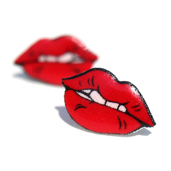 PUSA pop art - náušnice pecky