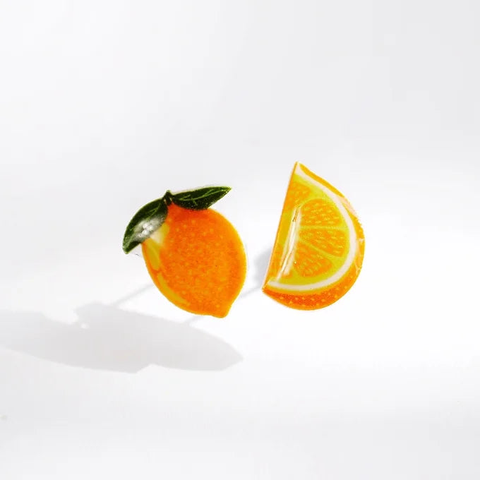 CITRÓNY - náušnice pecky
