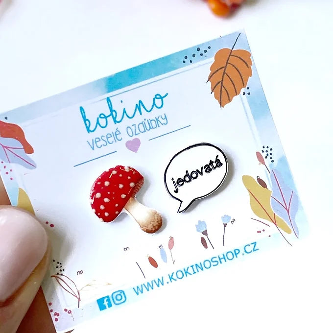 KOUZELNÁ/JEDOVATÁ - náušnice puzetky