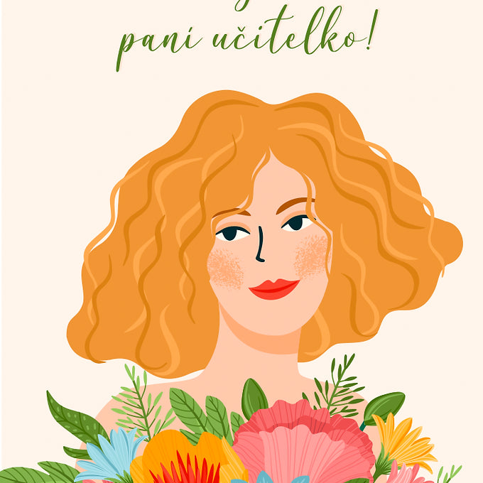 SET Paní učitelka - blond