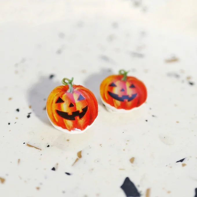 DÝNÉ HALLOWEEN- náušnice pecky