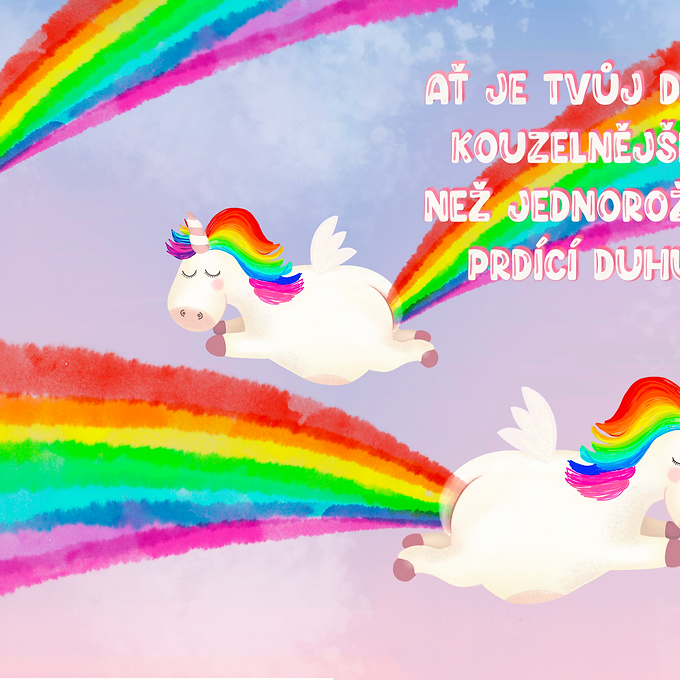 přání JEDNOROŽEC